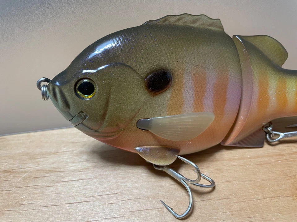 Señuelo deps Bull Shooter 160 hundimiento lento #11 desove branquia swimbait glidebait Foto 3 de 4
