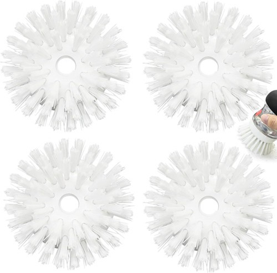 #ad Palm Brush Refills for Soap Dispensing Dish Brush 4 Pack Cleaning White $16.18