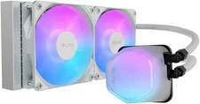 Cooler Master Elite Liquid 240 - 240mm ARGB CPU Liquid Cooler, WHITE SEALED NEW