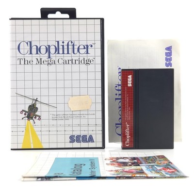 Sega Master System Spiel: Choplifter - Modul Anleitung OVP (PAL EUR)