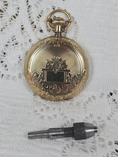 Antique Circa 1871 Pocket Watch Lady Elgin Model 3 Size 10s 15j for Restoration