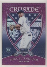 2018 Panini Chronicles Crusade Purple Mojo Prizm 70/99 Miguel Andujar #9 5c9
