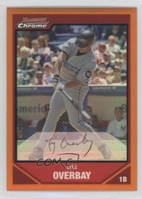 2007 Bowman Chrome Orange Refractor 2/25 Lyle Overbay #79 0f8