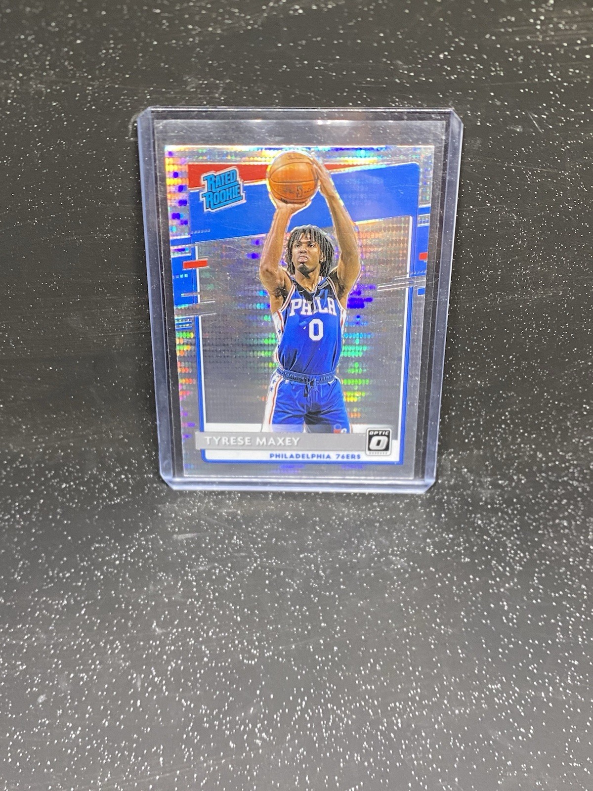 Tyrese Maxey 2020 Panini Optic Rated Rookie Pulsar #171 76ers