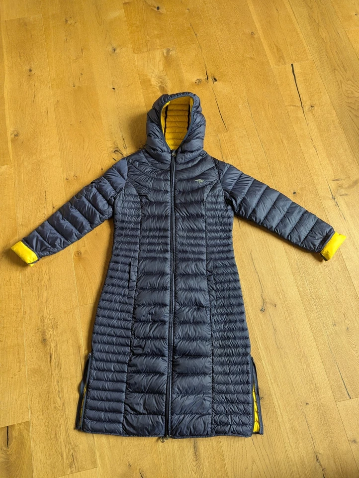 KANGAROOS Damen Steppjacke Kapuze Jacke Gelb/ Blau  Gr: 36 guter Zustand  - Bild 4 von 4