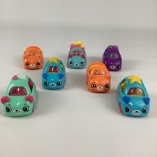 Shopkins Cutie Cars McDonald's Toy Lot Orange Rush Beach Buggy Starfish Moose