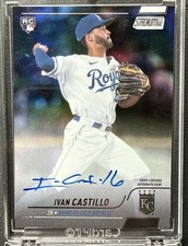 2022 Topps Stadium Club IVAN CASTILLO Black Foil RC Auto KC Royals#SCBA-IC 4/10