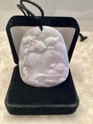 Lavender & Green Jade Double Sided Pendant~Large~New — photo 7