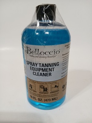 16oz Belloccio Spray Tanning Equipment Cleaner, Clean Airbrushes Spray Tan Guns