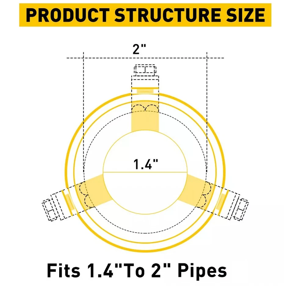 Exhaust Pipe Tail Muffler Tip Stainless Steel Adjustable For Nissan LEAF - Изображение 3 из 4