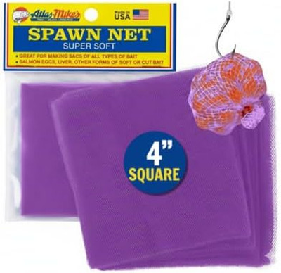 Mike'S Super Soft Spawn Net - Premium Fishing Bait Holder for Salmon Eggs, Liver
