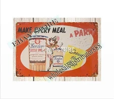 dairy products cheese spread mayonnaise Elsie the cow tin sign cool art prints