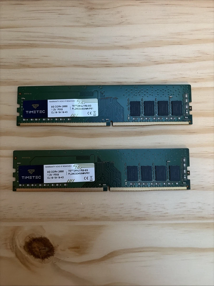 8 GB Capacity per Module DDR4 SDRAM DIMM Computer Memory (RAM) for