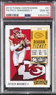 2018 CONTENDERS #51 PATRICK MAHOMES II PSA 10