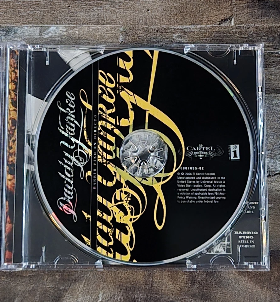 Daddy Yankee Barrio Fino Endirecto Audio Version Only CD - Image 3 of 4
