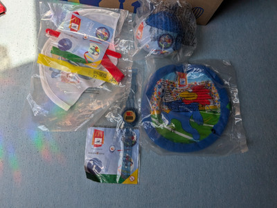 4x McDonald's WM 1998 France 98 Footix Spielzeug OVP Konvolut Juniortüte
