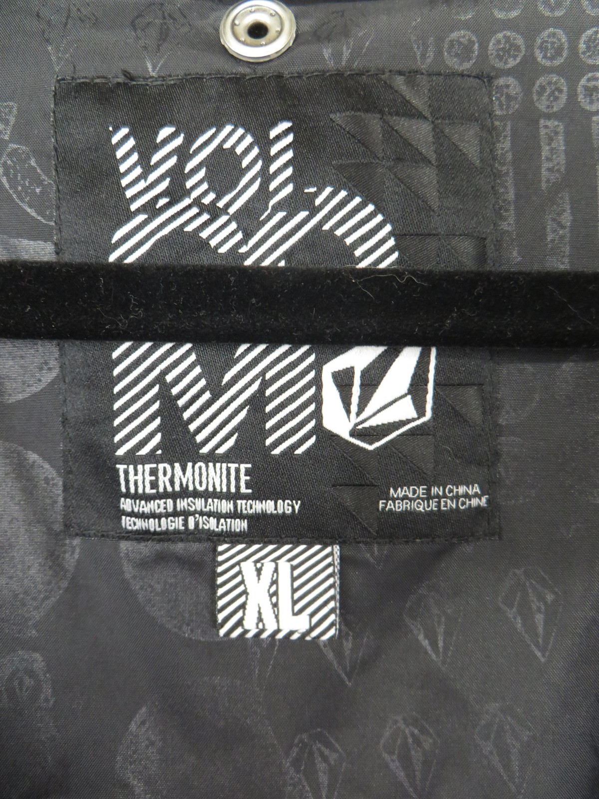 VTG Volcom Jacket Men XL Y2K White Multicolor The… - image 4