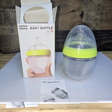 Comotomo Natural Feel Baby Bottle Yellow Green 5 oz / 150ml