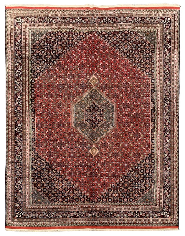 Amazing Hand Knotted Vintage Traditional Bijour Wool Area Rug 12 x 8 Ft