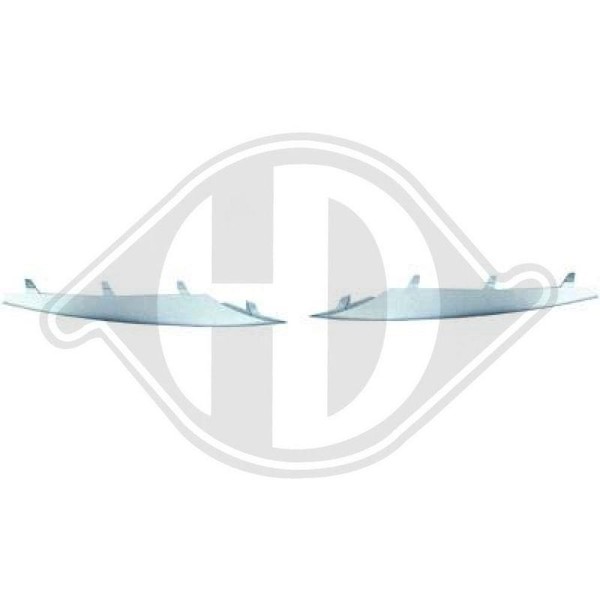 1X Blende StoßFäNger Diederichs 1291053 FüR Bmw Links-image