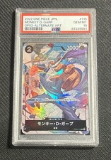 2022 One Piece CCG Monkey D Garp Alternate Art Holo PSA 10 GEM MINT 115 OP02115