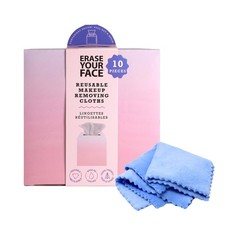 Makeup Remover Cloths Box Set - Reusable Microfiber Face Towels to Cleanse  ...