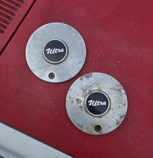 Ultra Aluminum Bolt-on Center Wheel Caps Machined 6 38 Diameter Pair 2