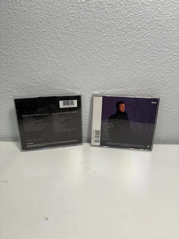 Vintage Billy Joel Greatest Hits Vol 1 & 2 And Storm Front Albums 2 CD Lot - Image 2 of 4