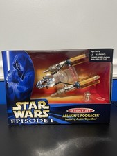 Star Wars Episode 1 Action Fleet Anakin's Podracer w  Anakin Skywalker Sealed