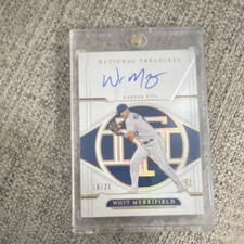2022 Panini National Treasures Whit Merrifield #S-WM Holo Gold /25 Royals
