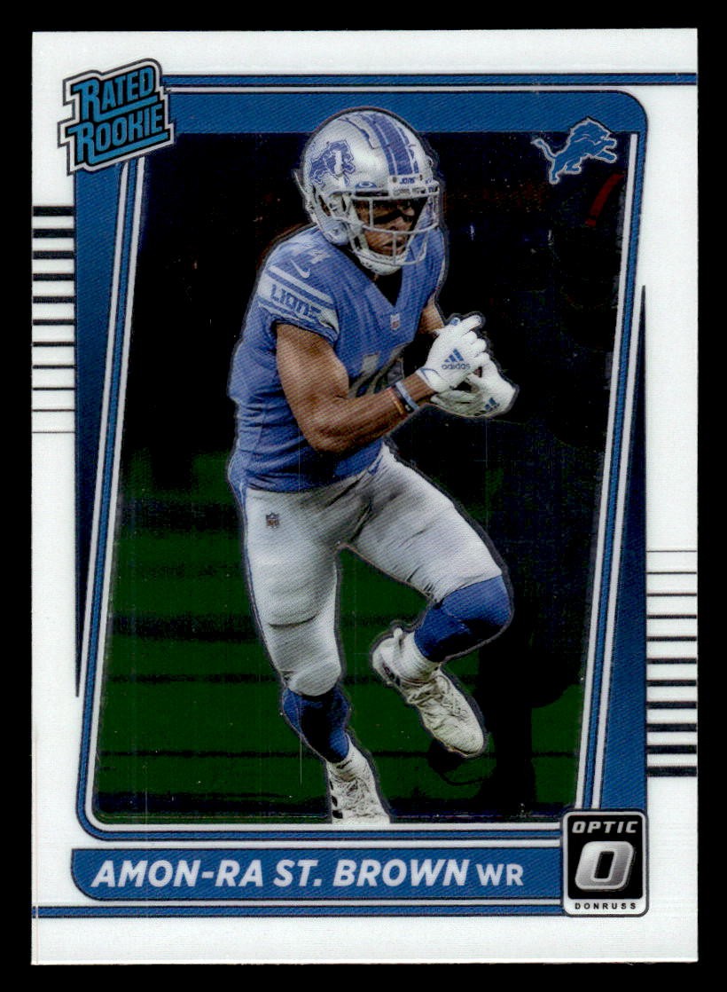 2021 Donruss Optic #228 Amon-Ra St. Brown RC