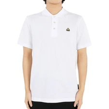 Moose Knuckles Embroidered Gold Logo PK Short Sleeve (White) M12MT712G 75686019