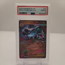 2025 MEGA CHARIZARD X EX FIAMME FANTASMALI #013/094 PSA 10