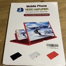 10" Mobile Phone Screen Magnifier 3D HD Video Amplifier Smartphone Stand Bracket