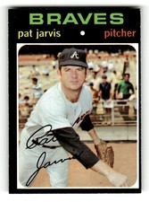 1971 Topps Atlanta Braves Pat Jarvis #623 EX-