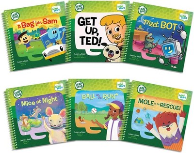 LeapFrog LeapStart Learn to Read Volume 1, 6 Book Set, Beginning Phonics, Short 