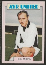 A&BC-FOOTBALL 1973 SCOTTISH (RED BACK)-#104- AYR UNITED - JOHN MURPHY 