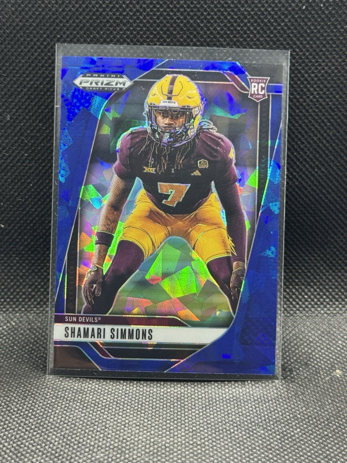 2025 Panini Prizm Draft Picks - Shamari Simmons #11 Blue Ice Prizm /149 (RC)