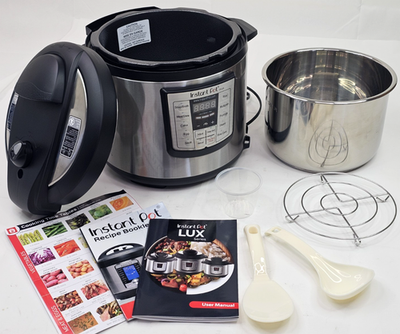 #ad Instant Pot IP LUX60 V3 6Qt 6 in 1 Multi Use Pressure amp; Slow Cooker Mint EUC $69.77