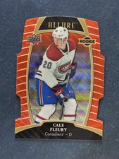 2019-20 UD Allure Orange Slice #95 Cale Fleury Canadiens /199 RC