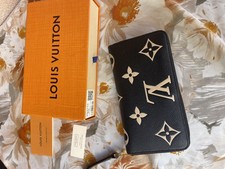 Louis Vuitton Zippy Wallet Empreinte Bi color Noir Black