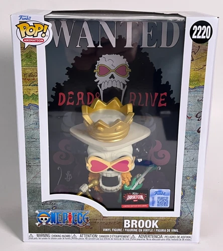 Funko Pop! One Piece Wanted Poster Brook #2220 Target Limited - IN HAND