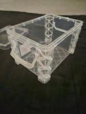 Premium Toploader Storage Box Vault Stackable Case (HOLDS 100 Toploaders 