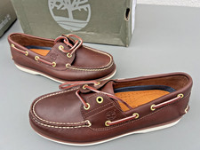 Timberland Classic 2-Eye zapatos de barco zapatos de hombre mocasín zapatillas marrón EU42