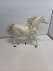 Vintage 1982 White Barbie Doll Size Horse Meritus Industries Hong Kong no Box