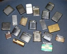VINTAGE 21 LIGHTER LOT ZIPPO ASCOT HEXAGON EVANS BEATTIE ALBERT SCHICK NIMROD