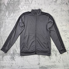 Adidas Tracksuit Jacket Retro Track Top Men’s Medium Grey/Black