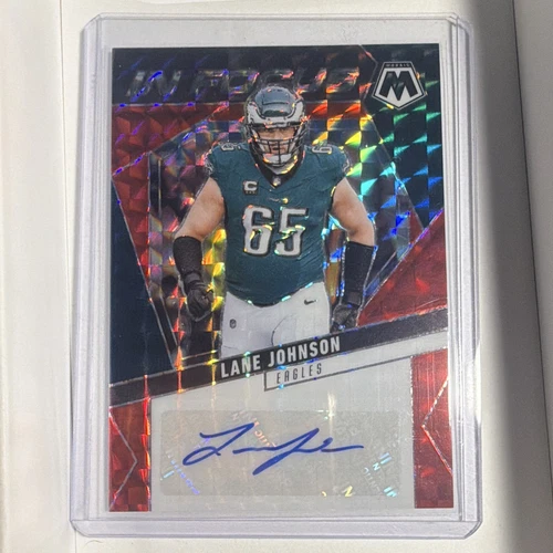 2025 Panini Mosaic Football Red Lane Johnson #IFS-LJN