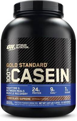Optimum Nutrition 100% Gold Standard Casein Protein Chocolate Supreme 4 lbs