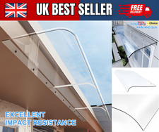 Door Canopy Awning Shelter Front Back Porch Outdoor Shade Patio UV Protection UK